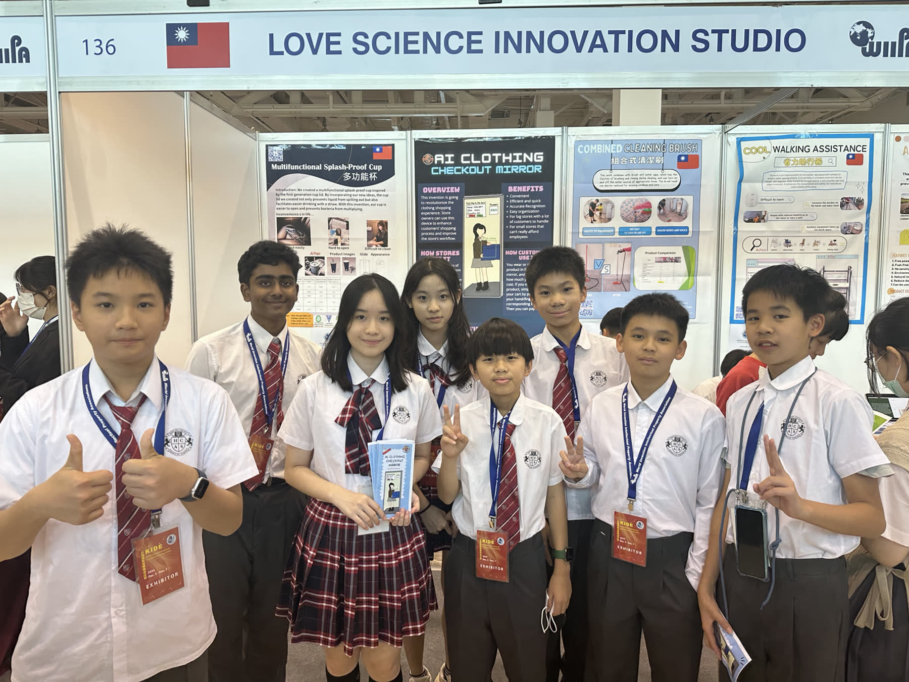The HCAS team at their 2024 booth